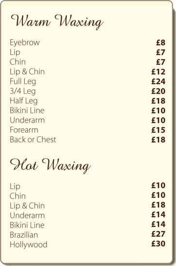 Price list